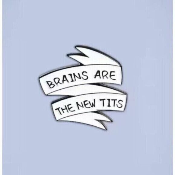 3/20 Brains New Ti*s Enamel Pin - Picture 1 of 1